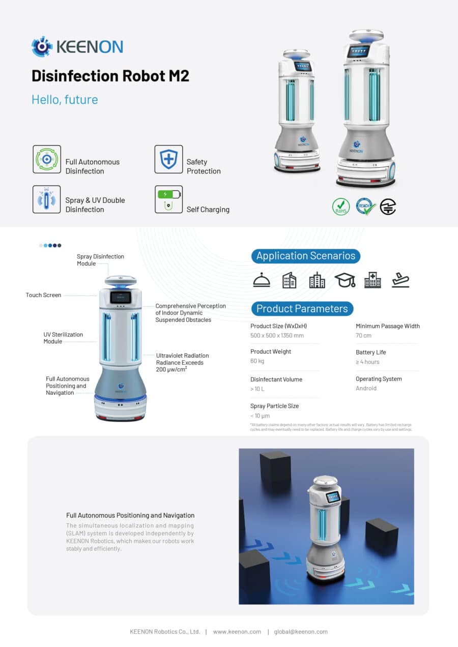 Disinfection Robot M2 3